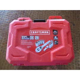 Craftsman 11-Piece SAE 1/4-in Drive INCH 6pt Standard Socket Wrench Set W/Case