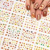 Fall Nail Art Stickers, 30 Sheets