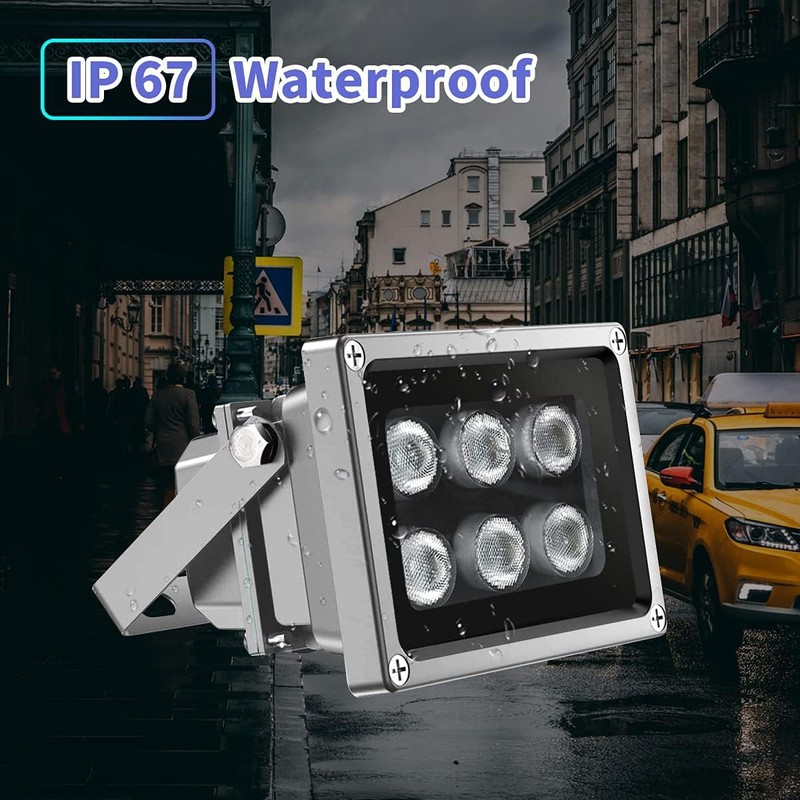 IR Illuminator 850nm Infrared Flood Light for Security Camera