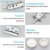 Favengo 2 Pcs Concealed Cabinet Hanger Universal Cupboard Wall Brackets