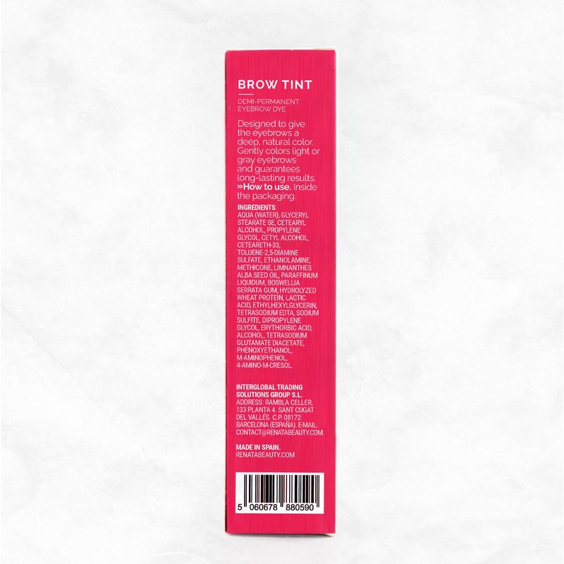 Renata Beauty Eyebrow Colour - Premium Eyebrow Dye - 15