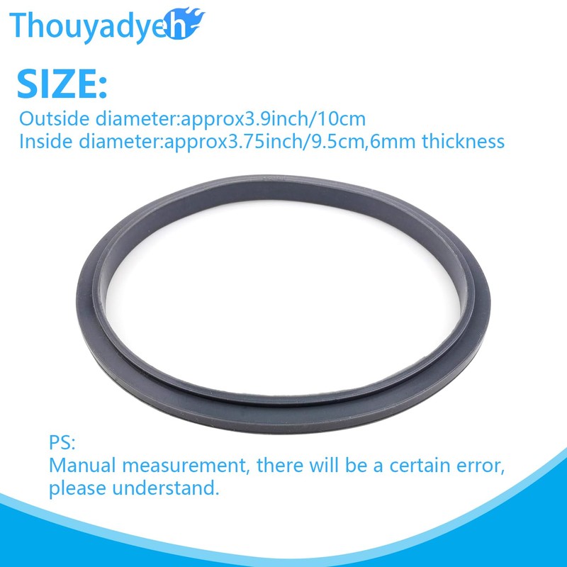 2 Pcs Blender Rubber O Ring Gaskets Replacement Part for