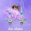 HARMONY BOLA Bee Earrings 925 Sterling Silver Turquoise Bumble Bee