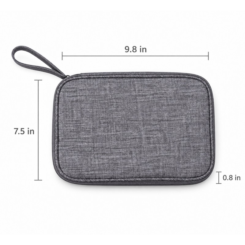 Electronics Organizer Bag Waterproof Carrying Pouch Travel Bag Universal Cable