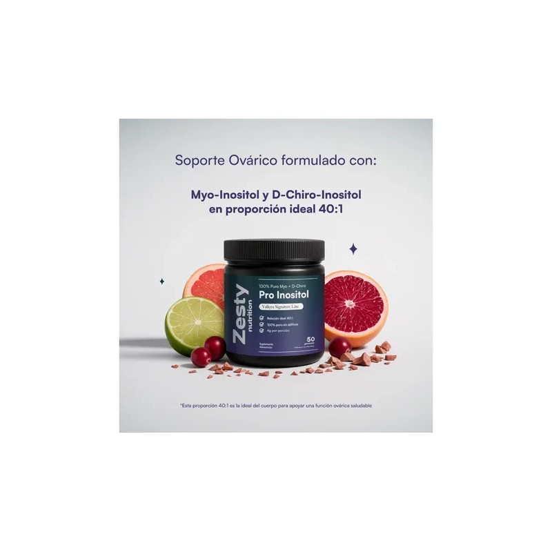Zesty Inositol Pro 200g Equilibrio Hormonal Myo+d-chiro 40:1