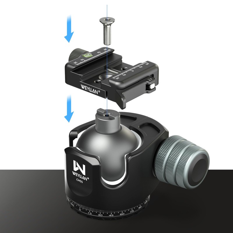 Quick Release Plate Clamp Compatible Arca Swiss Clamp Style for