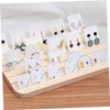 Baluue Earring Display Stand Beech Wood Earring Card Holder for