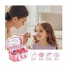 Juego De Maquillaje Lavable Con Almacenamiento Para Niña Malubero Rosa