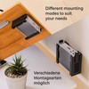 Mobilefox Under-desk docking station wall holder suitable for CalDigit TS4