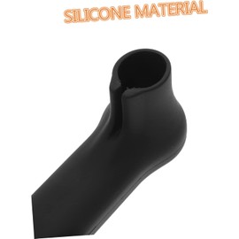 Protector de Puertas Automovil, Cubierta de Silicona para Pomo de Puerta, Anticolisión, 6 Piezas, Negro, para Niños y Adultos Mayores