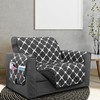 Elegant Comfort Quilted Furniture Protectors Solid and Printed Design Reversible