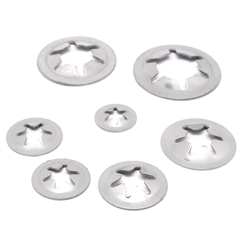 BENLIUDH Lock Washers Assortment Kit, 304 Stainless Steel Internal Tooth