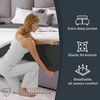 ForZzz 2000TC Fitted Sheet King Size -Premium Microfiber Fitted Bottom