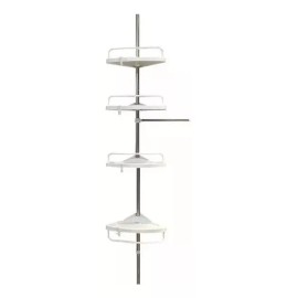 MECBAÑO Esquinero Organizador Para Baño Regadera 4 Niveles