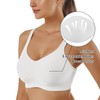 Vertvie Women's 1/2/3 Set Sports Bra Plain Without Underwire Bustier
