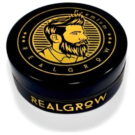 Balsamo Realgrow Para Crecer Y Engrosar La Barba Cítrica