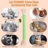 TKWINKT 5 PCS Cat Chew Toy, 5.9in Cat Teething Toys,