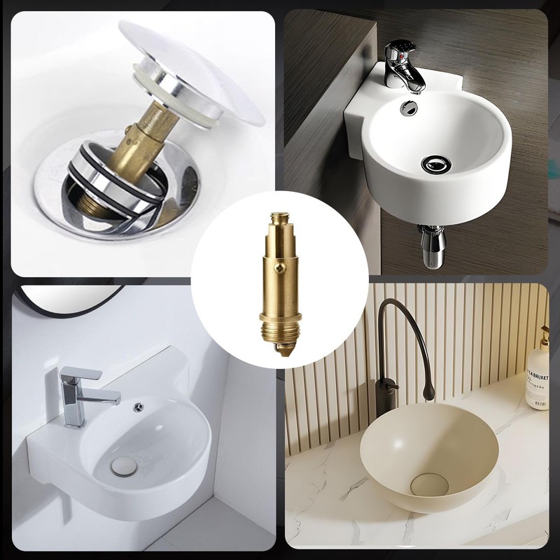 3 Pieces Pop Up Drain Valve Screw for Sink Drain