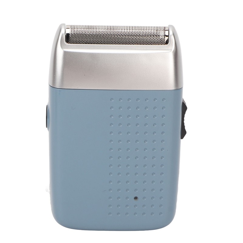 Rechargeable Beard Trimmer Blue USB Waterproof Portable Electric Hair Clipper