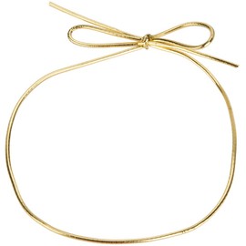 16 Inch Metallic Gold Stretch Loops (50)