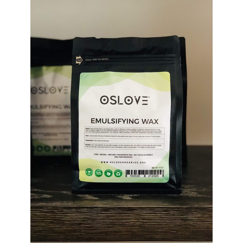 Emulsifying Wax NF Vegetable Base 1LB by Oslove Organics