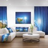 Sunrise over the Earth Landscape Abstract Canvas Artwork