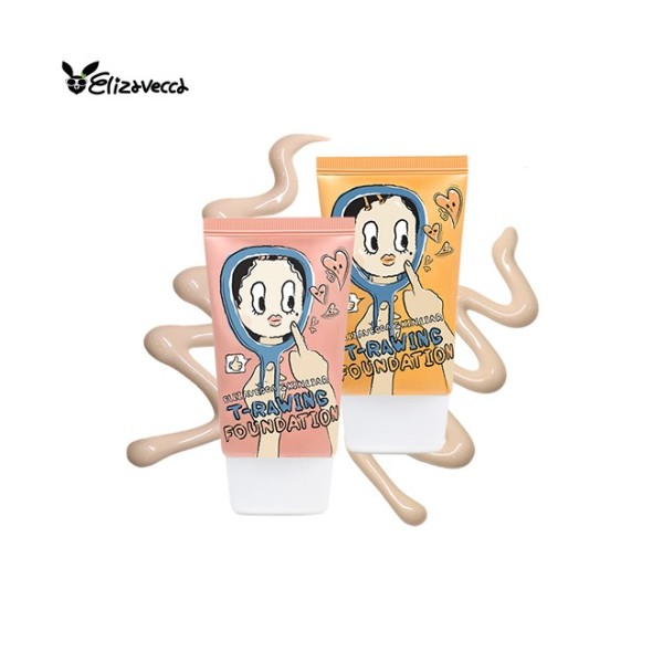 CHAMOS ELIZAVECCA Skin Liar T-Rawing Foundation 50ml, Shade:No.11