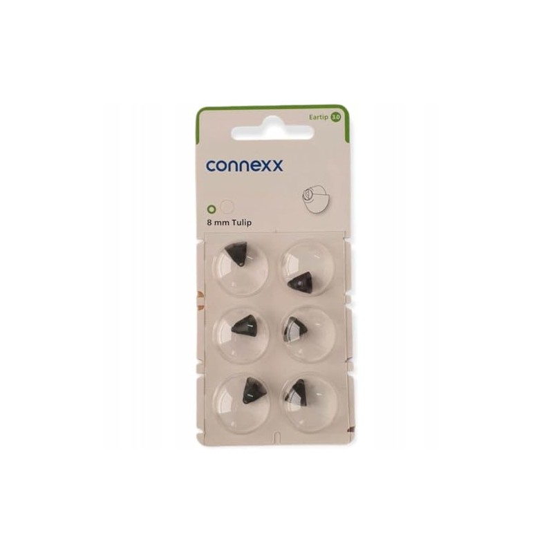 Connexx Eartip 3.0, 8mm Tulip, for Signia 3.0 receivers, &True
