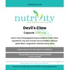 Devil's Claw 2200mg Joint and Aches Support Supplement Powerful Anti-Inflammatory