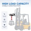 Heavy Duty Forklift Lifting Hook 6600LBS 3Ton 360° Swivel Fork
