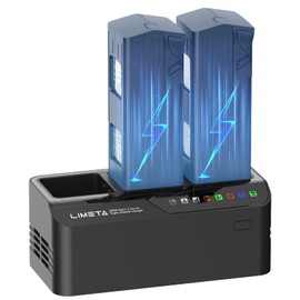 LIMETA MC336 Mavic 3 Pro and Other Series -200W Intelligent DJI Battery Charger Three-Channel Parallel Fast USB Charging Hub for DJI Mavic 3 Pro/RC Pro Plus/RC Pro/Classic Remote Controller