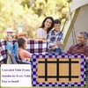 Oenothera 5 Pieces Tablecloth Clips Hidden Strap, Adjustable Elasticity Picnic