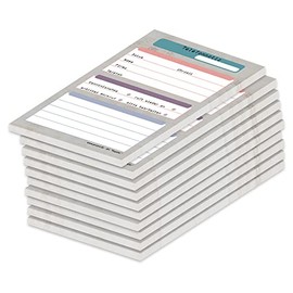 PRICARO 10 x A6 Telephone Index Memo Pad