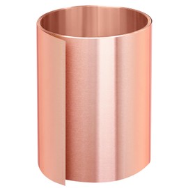 YuJingKey Copper Foil Sheet Roll, 6in x 10Ft Copper Sheet, 0.2mm Copper Flashing for House Repair & DIY Projects