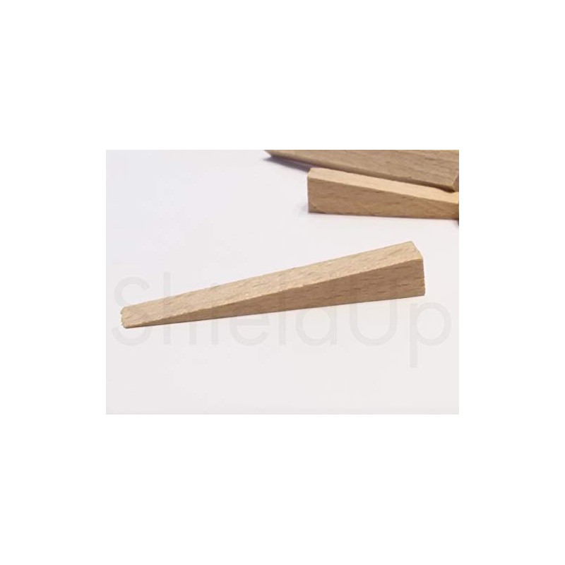 ShieldUp Small Wooden Tile Wedges | Hardwood Spacers or Shims