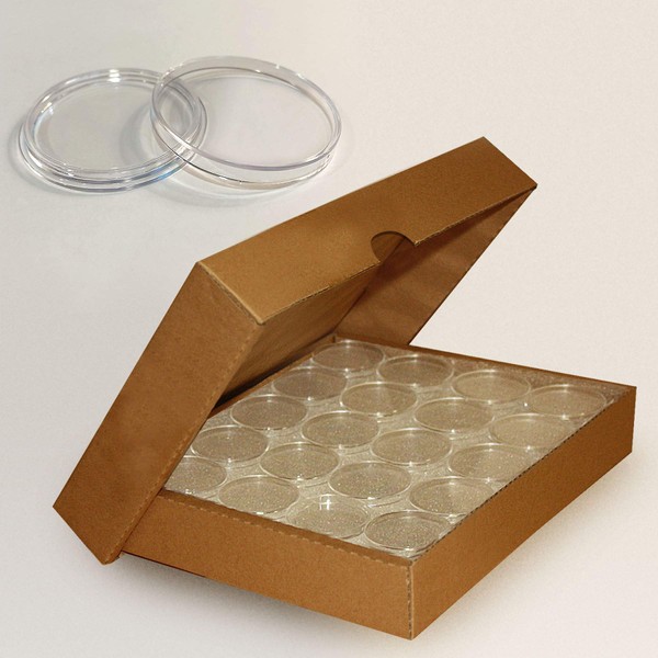 25 Coin Capsules & 25 Coin Stands for Nickel Direct