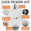 7in1 Lock Picking Tool Set,Professional Stainless Steel Lock Picking Kit,Folding