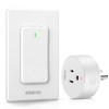 Garbage Disposal Wireless Switch Remote Control Outlet, 15A/1500W Plug-in Power,