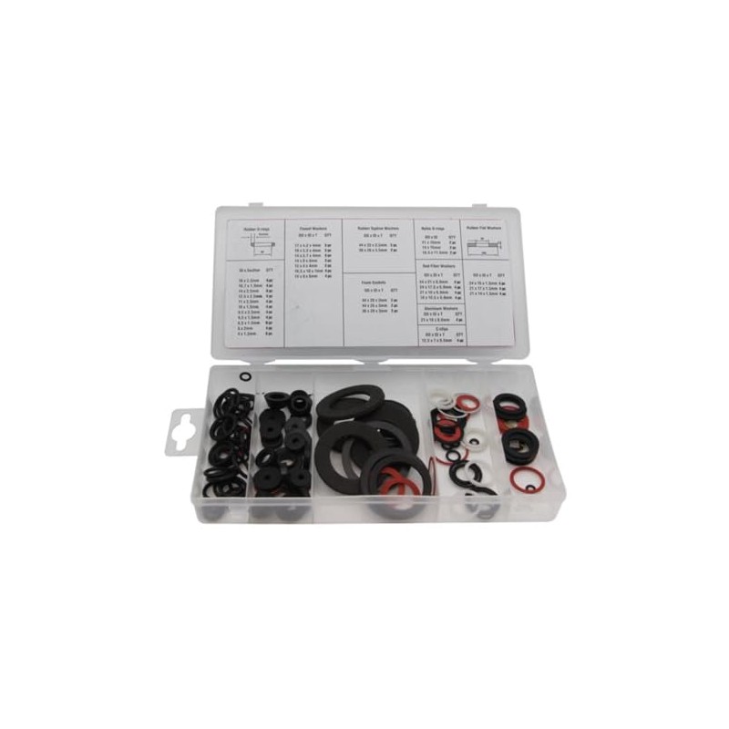 Perel HAS01 Tap Reseater Washer Assortment, one Size