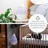 Crane Ultrasonic Humidifiers for Bedroom and Office, 1 Gallon Cool