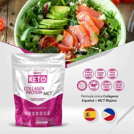 Collagen Protein + Mct Keto De Wellthy 400g Se Sabor Neutro