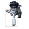 Center Rear Exhaust With Muffler for: Predator 3HP 79cc from