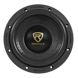 Rockville W65K9D4 6.5" K9 1000w Peak Car Audio Subwoofer Sub 250w RMS CEA Rated