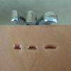 Zhong Jiang 3-Piece Smooth Steep Angle Beveler Leather Stamp Set,