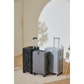 HotWay 20inch Aluminum Frame Hard Shell Carry On Luggage