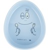 Ken Onishi BPD-1801 Barbapapa Melamine Set, Blue, Bowl: 3.7 x