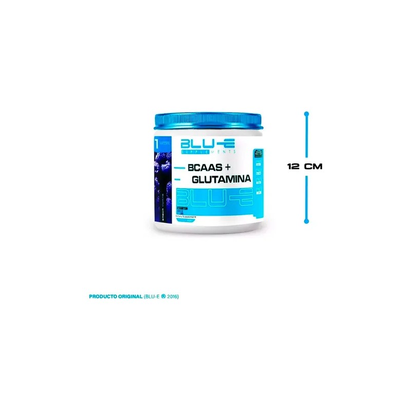 Aminoácidos Bcaas Glutamina Blu-e 500g