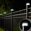 Hicarer 12 Pack Solar Fence Post Cap Lights 2in x