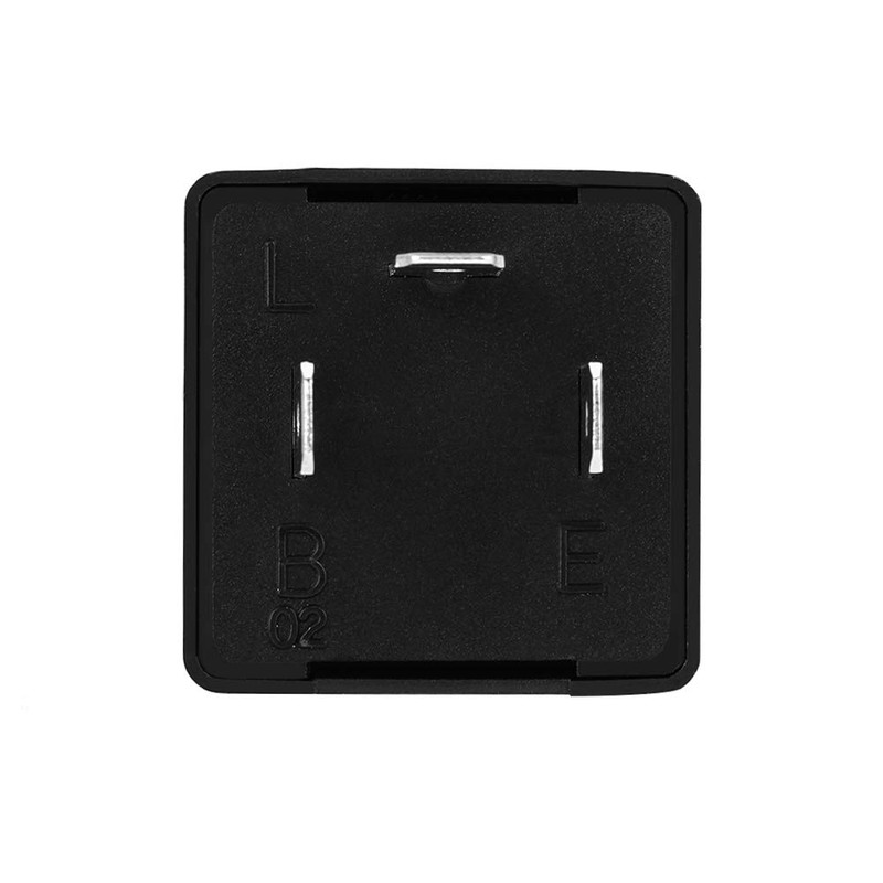 4 Pcs LED Flasher Relay, 12V 3 Pin Adjustable LED