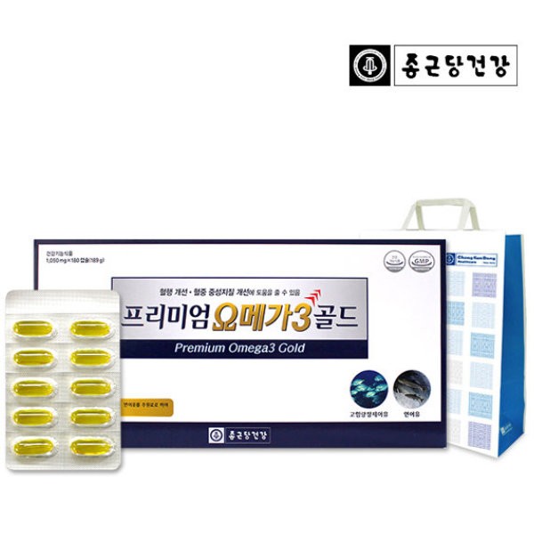 MD Recommended Premium Omega 3 Gold 180 Capsules 2EA Chong